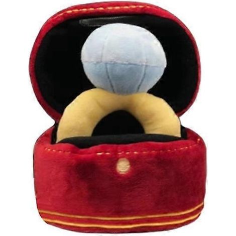 Jouet couineur lavable pour chien, idéal pour les mâcheurs agressifs. Peluche couineuse pour chien. Coffret bague de fiançailles. (1/5)