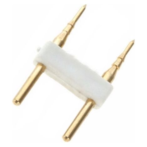 Efectoled – Connecteur 2 PIN pour ruban LED 220V SMD5050 – Monochrome – 10 mm entre broches – Coupe tous les 25/100cm