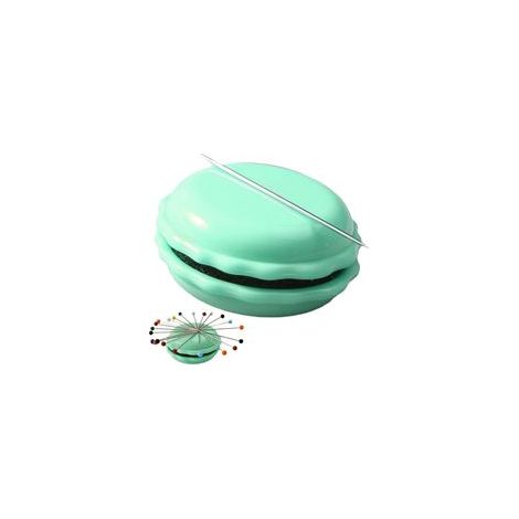 Garde-AiguillePorte-Aiguille en Forme de Macaron - Accessoires de Couture Porte-Aiguille magnétique pour Aiguille à Coudre de Broderie (1/5)
