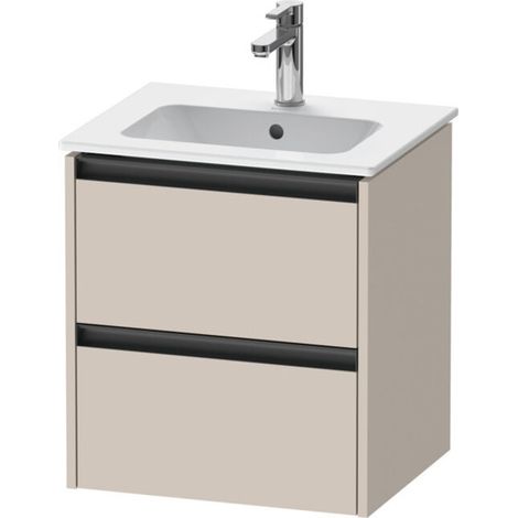 Duravit Ketho.2 Waschtischunterbau wandhängend, 2 Schubkästen, (1/2)