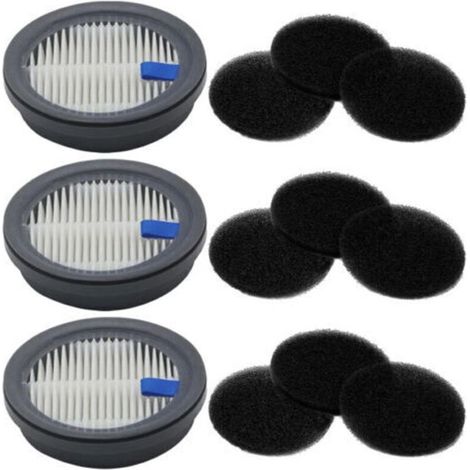 Kit éponge de filtres pour aspirateurs sans fil Afoddon A200PRO/A200 ORFELD B08/C10A/C10G, 3 filtres HEPA, 9 filtres éponge (1/4)