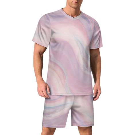 Football Jersey, Men's and Women's Breathable and Quick-Drying T-Shirt, Men's V-Neck Sportswear + Shorts, Children's Football Jersey Set for Field (1/5)