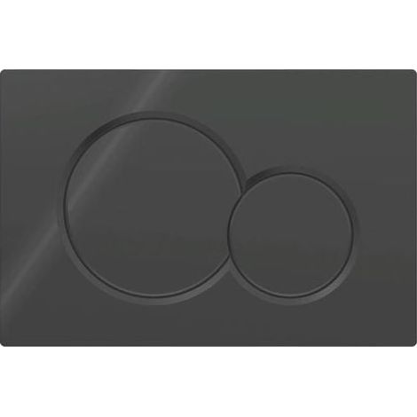 Gilt für Geberit Sigma01 Betätigungsplatte für 2-Mengen-Spülung: Tiefschwarz RAL 9005 (115.770.DW.5) (1/4)