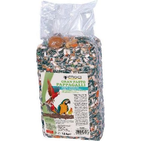 Set 10 Gran Pasto per Pappagalli 1,5 kg