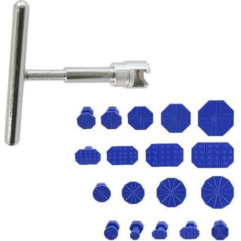 Ventouse Carrosserie Débosselage Kit, 18 Pièces, Extracteur de Bosse avec Marteau en T,DEBOUCHEURFURETVENTOUSE (1/5)