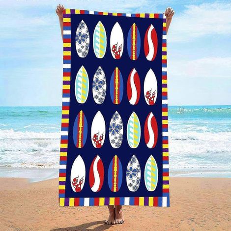Mikrofaser-Reisehandtuch für Damen – ultraweich, schnelltrocknend und saugfähig, ideal für Strand, Schwimmen, Urlaub und Outdoor-Aktivitäten (1/5)