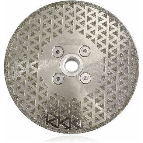 TAISHENGDA – 125-mm-Diamanttrennscheibe, doppelseitig galvanisiertes Sägeblatt zum Schneiden und Schleifen von Stein, Granit, Marmor und Fliesen (1/5)