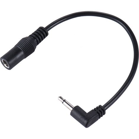 Beyamis Câble convertisseur d'alimentation pour effet de guitare, embout 5,5 mm x 2,1/2,5 mm vers 3,5 mm (1/8″). (1/5)