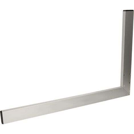 Angle de construction 60 x 40 cm renforcé en aluminium anodisé pour compenser les travaux de construction.-NANOTEH (1/5)