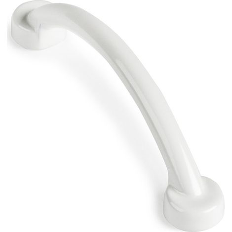 Tirador de Asa para Mueble  Estilo Contemporáneo  Fabricado en Zamak  Acabado en Blanco  Distancia Entrepuntos: 64 mm  Medidas 791222 mm  Sistema de Fijación Atornillado  Incluye Tornillos M4  2 Unida