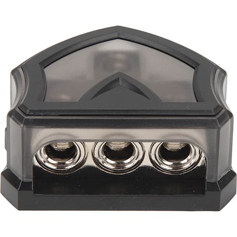 Répartiteur de puissance 3 voies 1 entrée 0/4GA, 3 sorties 0/4GA, bloc de distribution pour amplificateur audio voiture, bateau, camping-car, yacht, kit de câblage, 1 pièce (1/5)