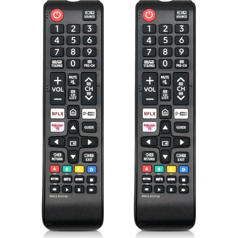 Remplacement 2c pour télécommande universelle compatible avec tous les téléviseurs LED QLED SUHD UHD HDR LCD Frame 4K Smart TV (1/5)