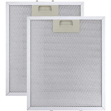 2 Pièces Filtre Hotte Aspirante, Aluminium 5 Couches, 340x280mm, Compatible AEG, Cuisine