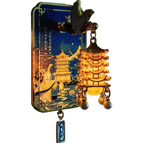 Décalcomanie Réfrigérateur Magnétique - Avec Lumières LED - 30,5 cm - Pour Cuisine ou Bureau - 1 Pièce (1/5)