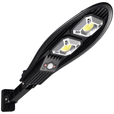 SABIR Lampadaires solaires d'extérieur, 60 lumières LED avec détecteur de mouvement à distance, 3 modes de capteur, étanches IP65, appliques murales de sécurité à énergie solaire pour une utilisation  (1/5)