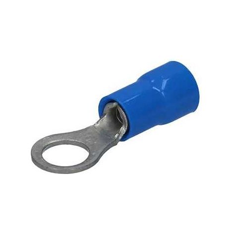 Capocorda a Occhiello 2,5 mm Preisolato Blu Foro 5 cembre