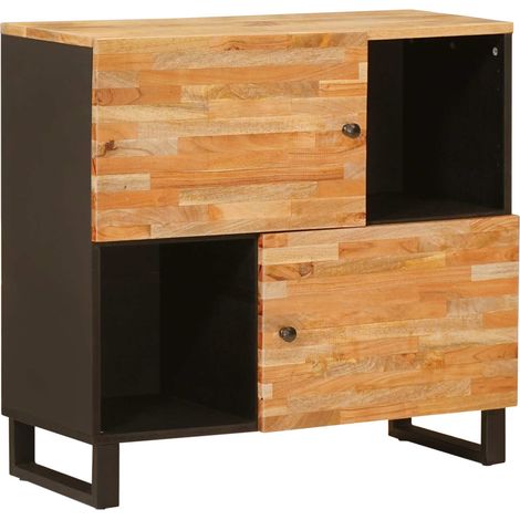 vidaXL  Side Cabinet  Brown 80 x 33 x 75 cm Solid Mango Wood