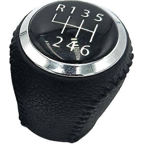 Pommeau de levier de vitesse en cuir à 6 rapports pour voiture Great Wall V200 V240 2010-2014 (1/5)