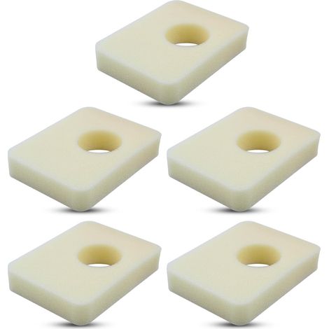 799579 Filtre à Air en Mousse,Filtres à air pour Tondeuses à Gazon Filtre à air en Mousse Filtre à Air de Remplacement 799579 Filtres à Air pour Tondeuses à Gazon (5 Pièces) (1/5)