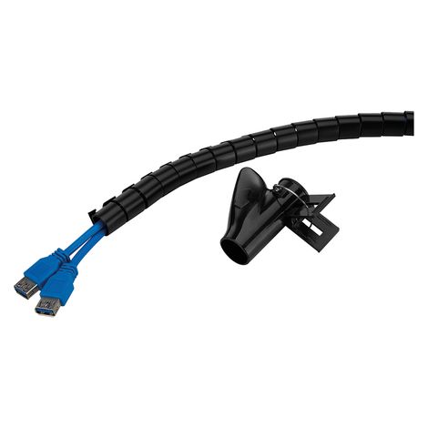 Organizador de escritorio con funda para cables Neomounts ADS06-141BL negro (1/5)