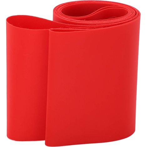 Fond de jante ZTTO 80 mm pour vélo, protection anti-crevaison en PVC pour pneus 26 pouces, rouge (1/5)