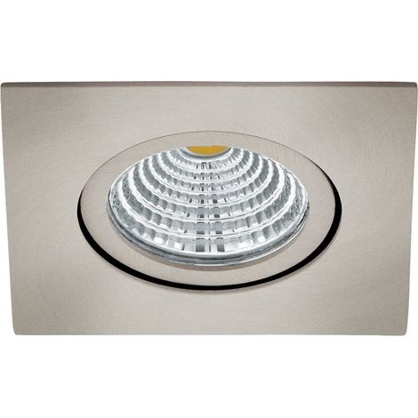 Alta tensione apparecchio LED SALICETO nichelato opaco-L 8.8 cm B 8.8 cm H: 4,2 centimetri (1/5)