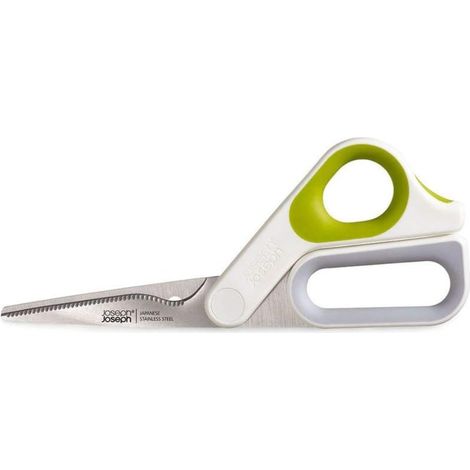 Joseph Joseph PowerGrip™ Tijeras de cocina con empuñadura integrada para el pulgar, verde (10302) (1/5)