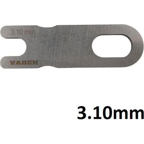 Lame de compensateur d'entretoise de réglage d'injecteur Volvo 3,10 mm VAD130005023
