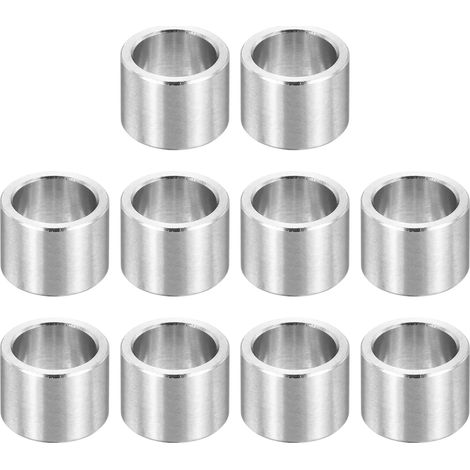 M12 Entretoise en Acier Inoxydable, 12Pcs Entretoise Métallique 12mm ID x 16mm OD x 13mm L Bague à Vis pour 1/2" ou M12 Boulon (1/5)