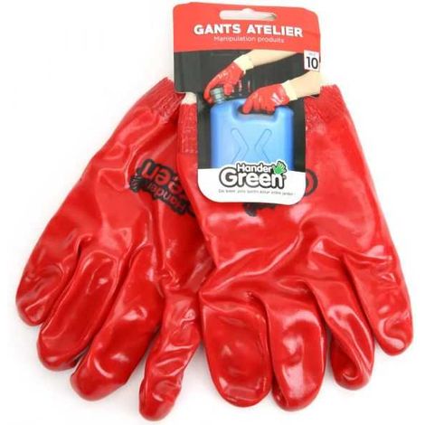Gants produits atelier. Revêtement spécial Taille 10. HanderGreen® (1/5)