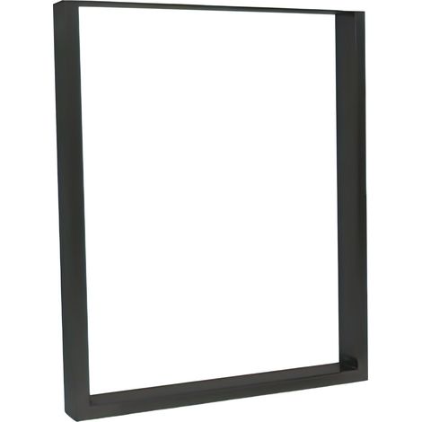 Grimme Tischkufe 580x710 mm Tischgestell Metall schwarz, Schaumstoffgleiter, hohe Tragkraft aus Stahl (1/2)