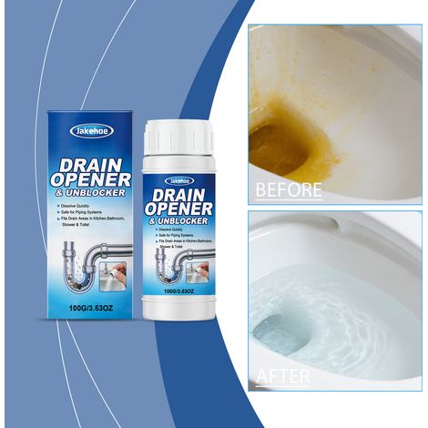 Abflussreiniger für Küche, Bad, Toilette und Abwasserrohre – 100 g -- BIEMMEDUE (1/5)