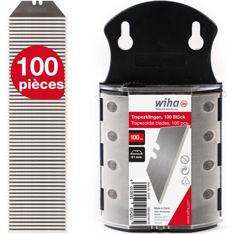 Wiha Jeu de lames trapézoïdales 100 lames dans le distributeur (45426) (1/5)