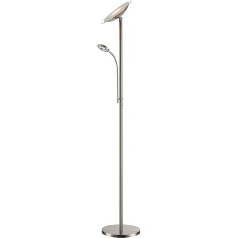 [GEBRAUCHT] Malea Led Deckenfluter Deckenlampe Deckenleuchte Lampe Leuchte Lesearm Nickel749 B-Ware