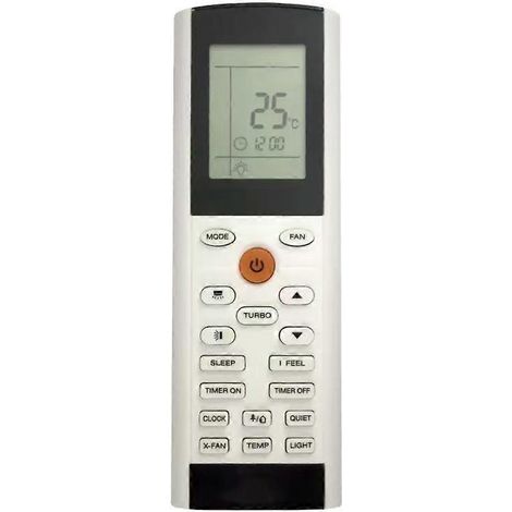 Télécommande de remplacement pour climatiseurs Gree ELECTROLUX TADIRAN (YACIFB, YAC1FB, YAC1FB6, MSHV25D1S) (1/5)