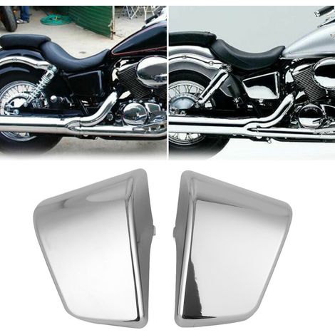 Carénage côté batterie pour Honda Shadow ACE VT400 1997-2003 argent (1/5)