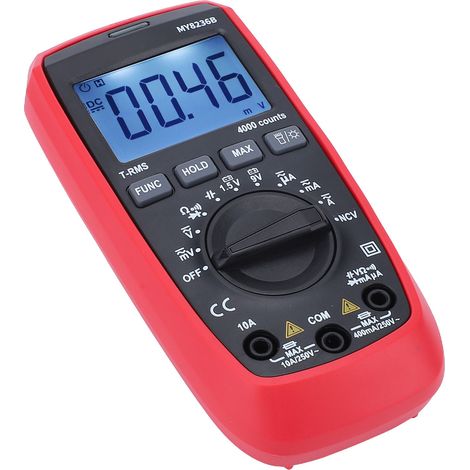 Digitales Multimeter, Voltmeter mit 4000 Messpunkten für Batteriekreise (1/5)