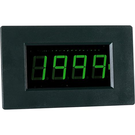 Peak Tech LED indicatore verde – Digital Voltmetro/Amperometro come incasso strumento – 1999 cifre, 14 mm altezza cifre, 1 pezzi, LDP 240 (1/4)