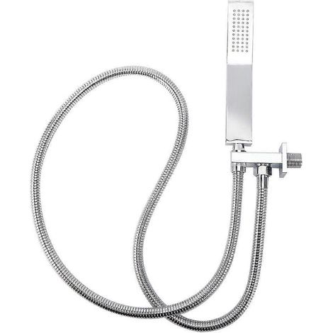 Ensemble de support de flexible de douchette à main en cuivre à filetage G1/2 pour fixation murale, accessoire de salle de bain et de toilettes