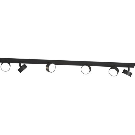 Binario top light edra 1210 6 ne gx53 led lampada soffitto parete moderna faretti orientabili