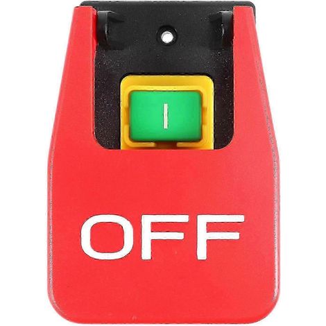 Interrupteur à bouton-poussoir d'arrêt d'urgence, protection contre les sous-tensions (16 A), démarrage électromagnétique, indice de protection IP55, boîtier rouge pour équipements industriels (1/5)