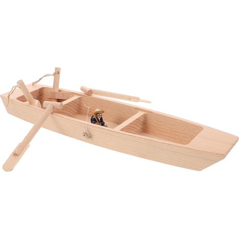 Modèle de Bateau Bois pour Décoration de Bureau Maquette de Bateau (1/5)