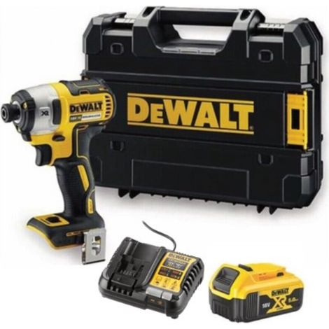 DeWalt DCF887P1 Cordless 18V Brushless Impact Driver With 5Ah Battery, Charger And Case
