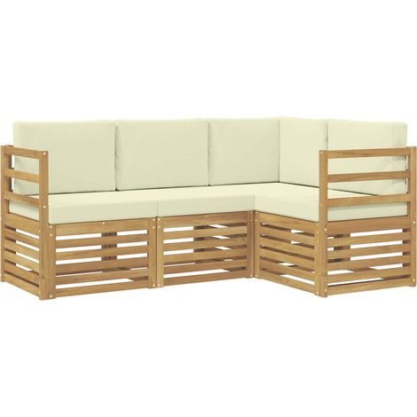 Sofa Sets Solid Acacia Wood vidaXL