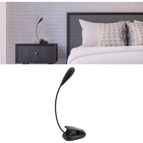 LED-Klemmleuchte für Schreibtisch, Leselampe, Leselampe für Studentenwohnheim, Klavierlampe, wiederaufladbare Notenclip-Lampe mit USB-Anschluss (1/5)