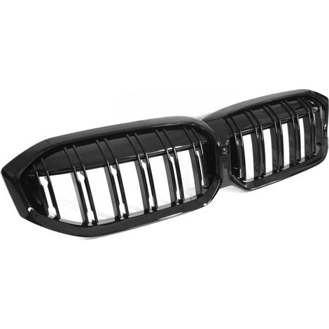 Grille calandre BMW serie 3 G20/G21 de 2022 a 2025 Noir Brillant Double Barres-42561998 (1/5)