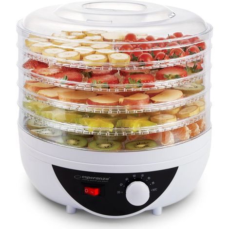 Esperanza EKD002 disidratatore alimentare trasparente nero (1/5)