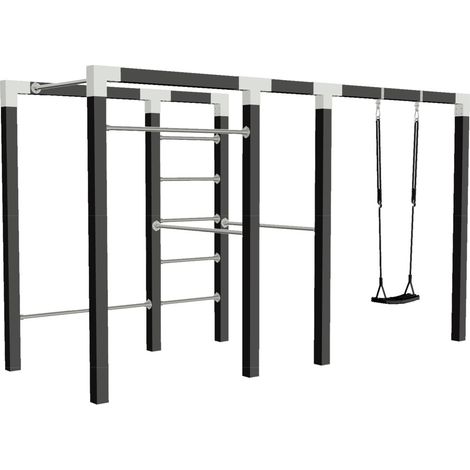 Plus Outdoor Fitness Modell 3 138 x 220 x 380 cm schwarz (1/2)