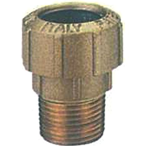 Raccordo vx dritto maschio per tubo polietilene art.015 - m 11/4 x ø mm.40