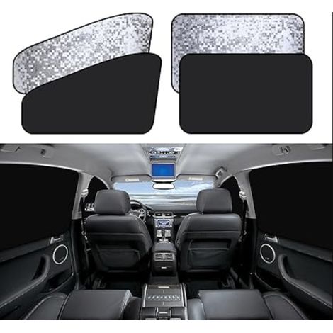 Pare Soleil Voiture Rideau pour Bloquer Les Rayons UV et la Chaleur Magnétique Fenêtre Latérale (1/5)